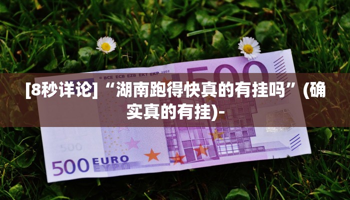 [8秒详论]“湖南跑得快真的有挂吗”(确实真的有挂)-