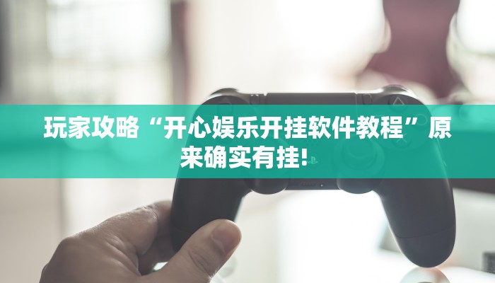 玩家攻略“开心娱乐开挂软件教程”原来确实有挂! 