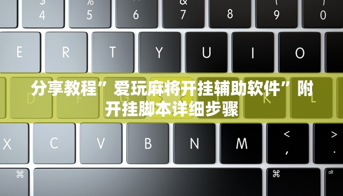 分享教程”爱玩麻将开挂辅助软件”附开挂脚本详细步骤