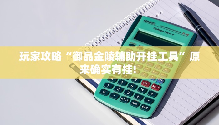 玩家攻略“御品金陵辅助开挂工具”原来确实有挂! 