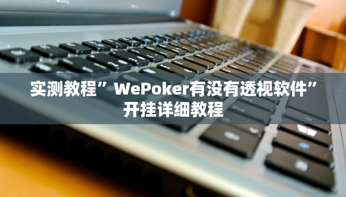 实测教程”WePoker有没有透视软件”开挂详细教程