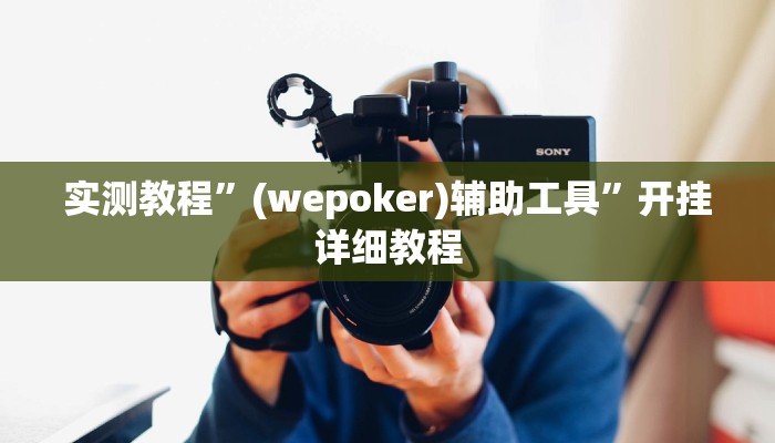 实测教程”(wepoker)辅助工具”开挂详细教程
