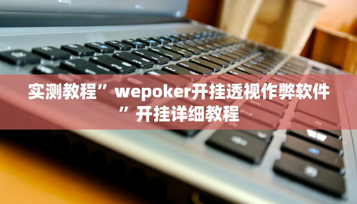 实测教程”wepoker开挂透视作弊软件”开挂详细教程